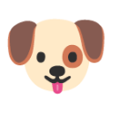 Dog Face u1f436 Icon 128 x 128