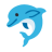 Dolphin u1f42c Icon 48 x 48