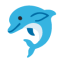 Dolphin u1f42c Icon 64 x 64