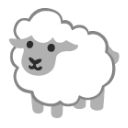 Ewe u1f411 Icon 128 x 128