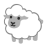 Ewe u1f411 Icon 48 x 48