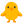 Front Facing Baby Chick u1f425 Icon 24 x 24