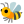 Honeybee u1f41d Icon 24 x 24