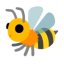 Honeybee u1f41d Icon 64 x 64