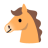 Horse Face u1f434 Icon 48 x 48