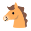 Horse Face u1f434 Icon 64 x 64