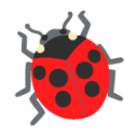 Lady Beetle u1f41e Icon 128 x 128
