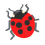 Lady Beetle u1f41e Icon 64 x 64
