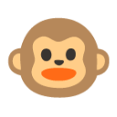 Monkey Face u1f435 Icon 128 x 128