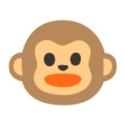 Monkey Face u1f435 Icon 256 x 256