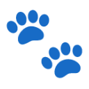Paw Prints u1f43e Icon 128 x 128