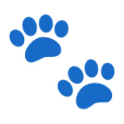 Paw Prints u1f43e Icon 256 x 256