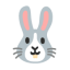 Rabbit Face u1f430 Icon 64 x 64