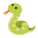 Snake u1f40d Icon 128 x 128