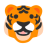 Tiger Face u1f42f Icon 48 x 48