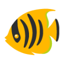 Tropical Fish u1f420 Icon 128 x 128