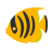 Tropical Fish u1f420 Icon 48 x 48