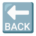 Back Arrow u1f519 Icon 128 x 128