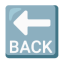 Back Arrow u1f519 Icon 64 x 64