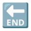 End Arrow u1f51a Icon 64 x 64