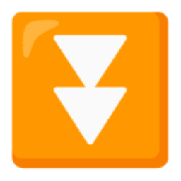 Fast Down Button u23ec Icon 256 x 256