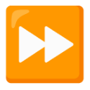 Fast Forward Button u23e9 Icon 128 x 128