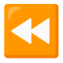 Fast Reverse Button u23ea Icon 128 x 128