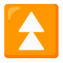 Fast Up Button u23eb Icon 128 x 128