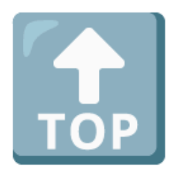Top Arrow u1f51d Icon 256 x 256