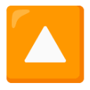 Upwards Button u1f53c Icon 128 x 128