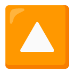 Upwards Button u1f53c Icon 256 x 256