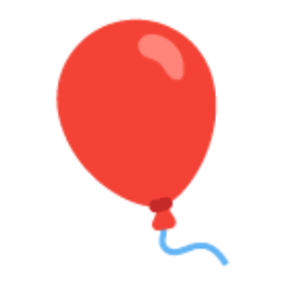 Balloon u1f388 Icon 256 x 256