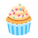 Cupcake u1f9c1 Icon 128 x 128