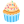 Cupcake u1f9c1 Icon 24 x 24