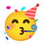 Partying Face u1f973 Icon 64 x 64