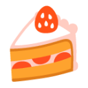 Shortcake u1f370 Icon 128 x 128