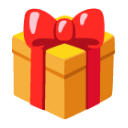 Wrapped Gift u1f381 Icon 128 x 128