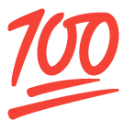 Hundred Points Symbol u1f4af Icon 128 x 128