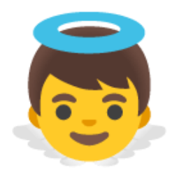 Baby Angel u1f47c Icon 256 x 256