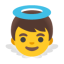 Baby Angel u1f47c Icon 64 x 64