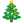 Christmas Tree u1f384 Icon 24 x 24