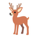 Deer u1f98c Icon 128 x 128