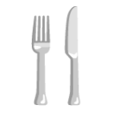 Fork And Knife u1f374 Icon 128 x 128