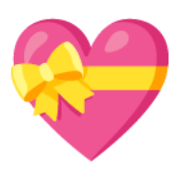 Heart With Ribbon u1f49d Icon 256 x 256