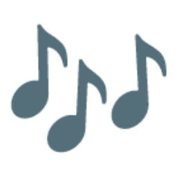 Musical Notes u1f3b6 Icon 256 x 256