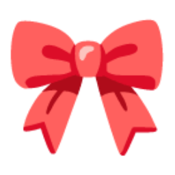 Ribbon u1f380 Icon 256 x 256