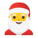 Santa Claus u1f385 Icon 128 x 128