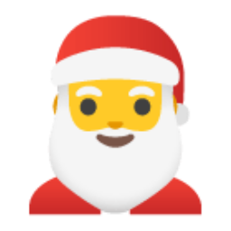 Santa Claus u1f385 Icon 256 x 256