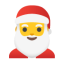Santa Claus u1f385 Icon 64 x 64