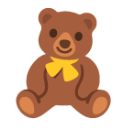 Teddy Bear u1f9f8 Icon 128 x 128